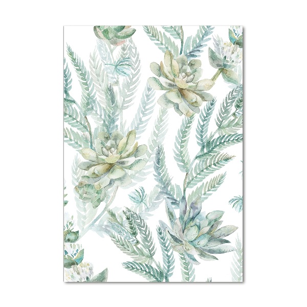 Print on acrylic Floral pattern