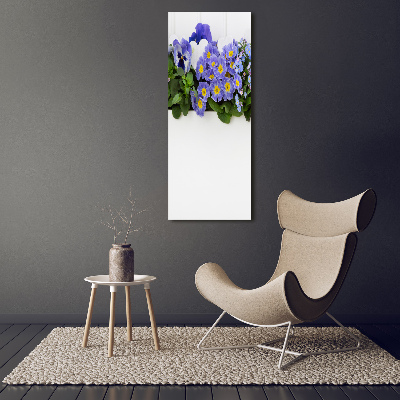 Print on acrylic Purple flowers