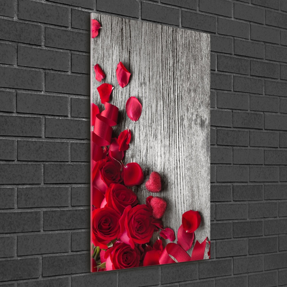 Print on acrylic Red roses