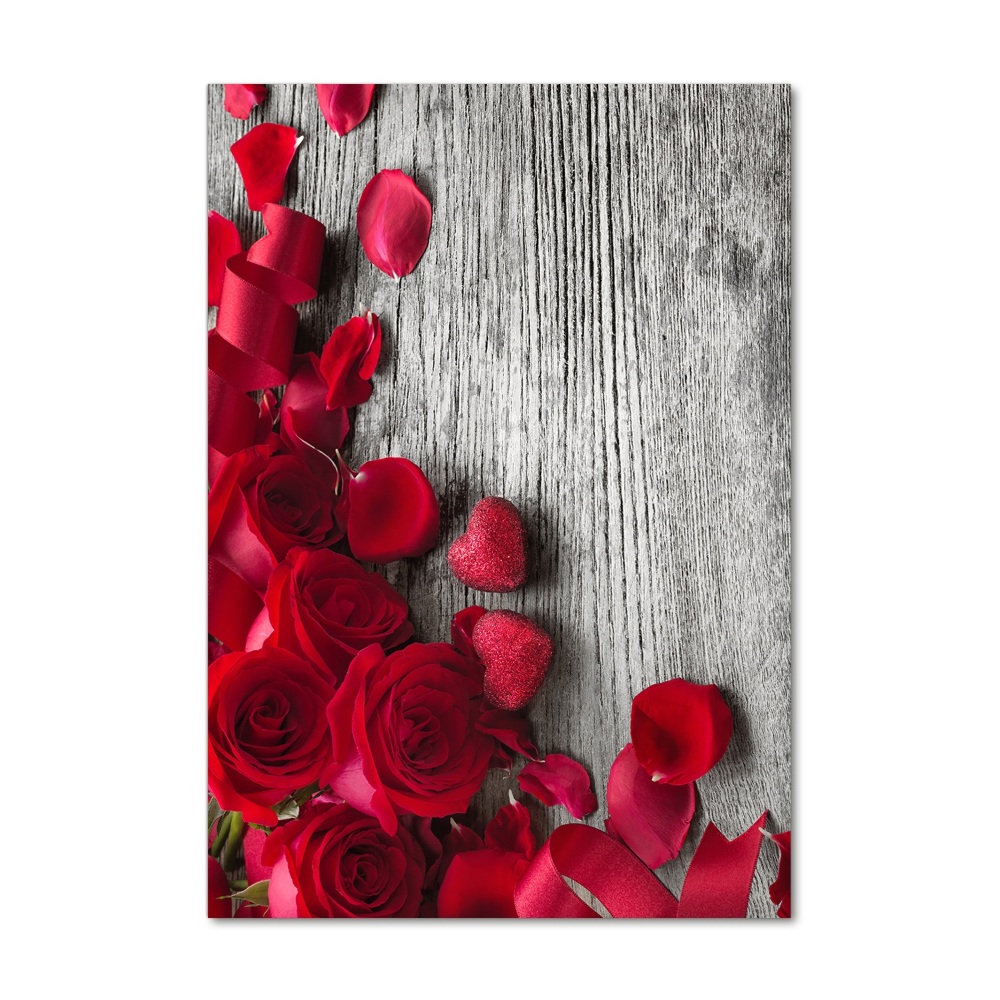 Print on acrylic Red roses