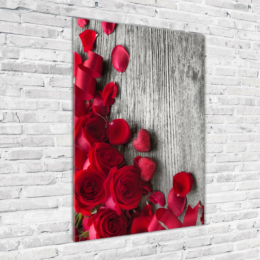 Print on acrylic Red roses