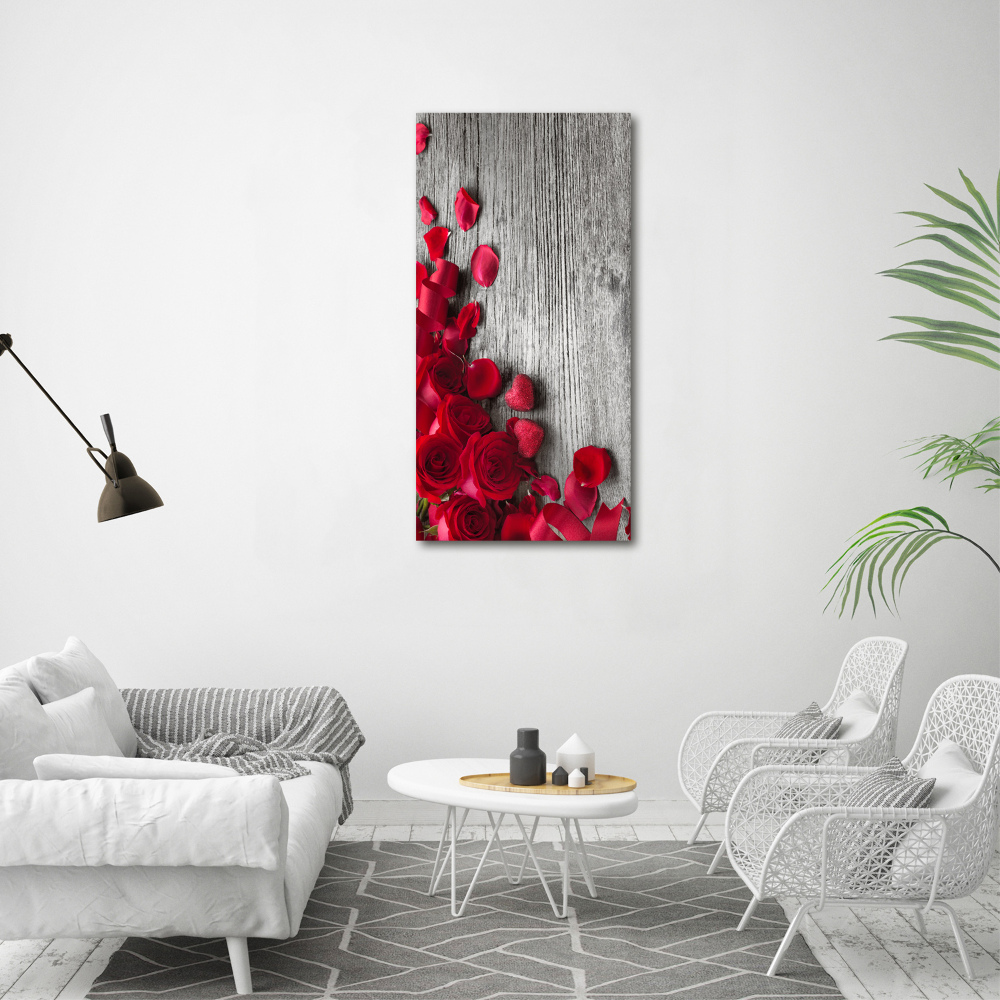 Print on acrylic Red roses