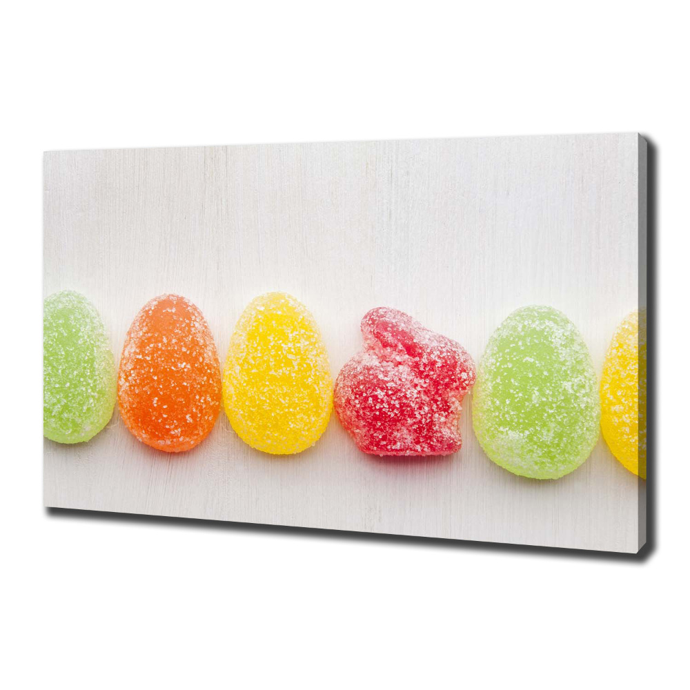 Canvas wall art Colorful jelly beans