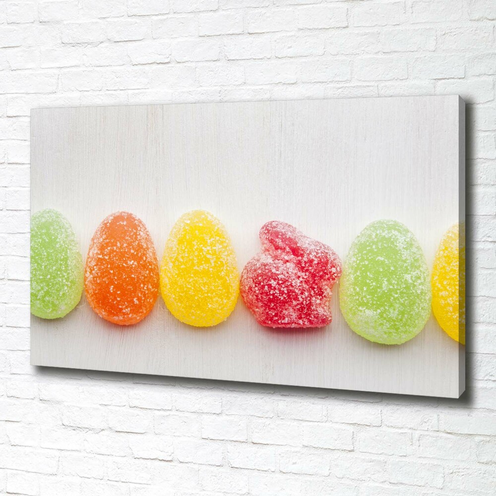 Canvas wall art Colorful jelly beans