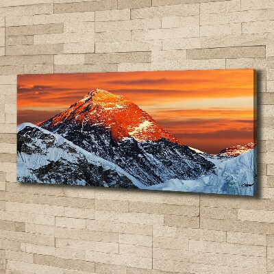 Canvas wall art Everest peak