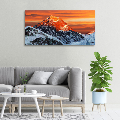 Canvas wall art Everest peak