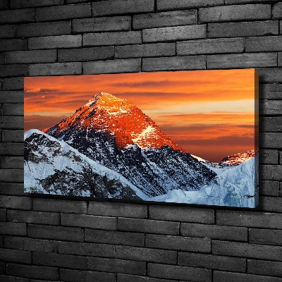 Canvas wall art Everest peak