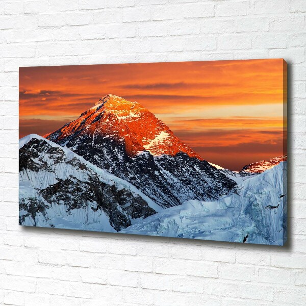 Canvas wall art Everest peak