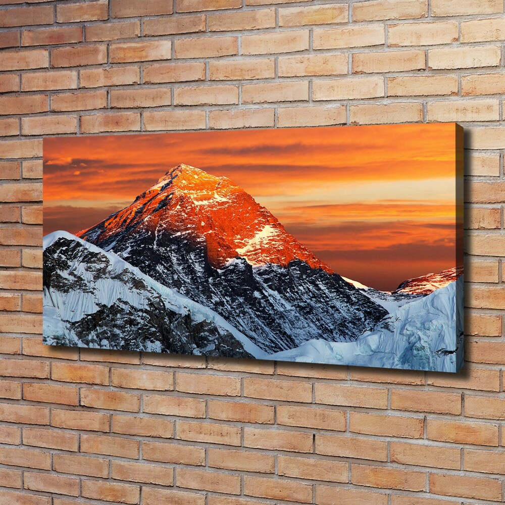 Canvas wall art Everest peak