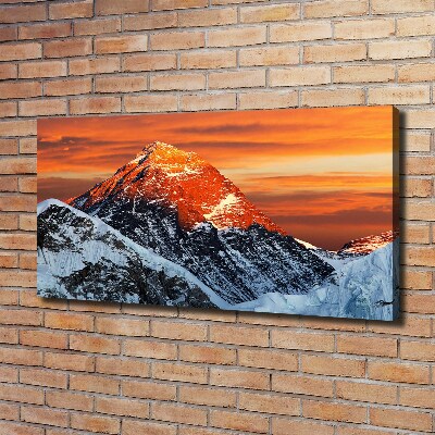 Canvas wall art Everest peak