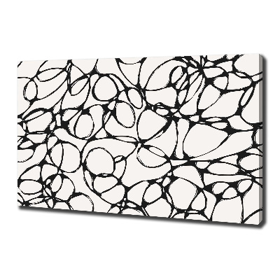 Canvas wall art Chaotic wheels