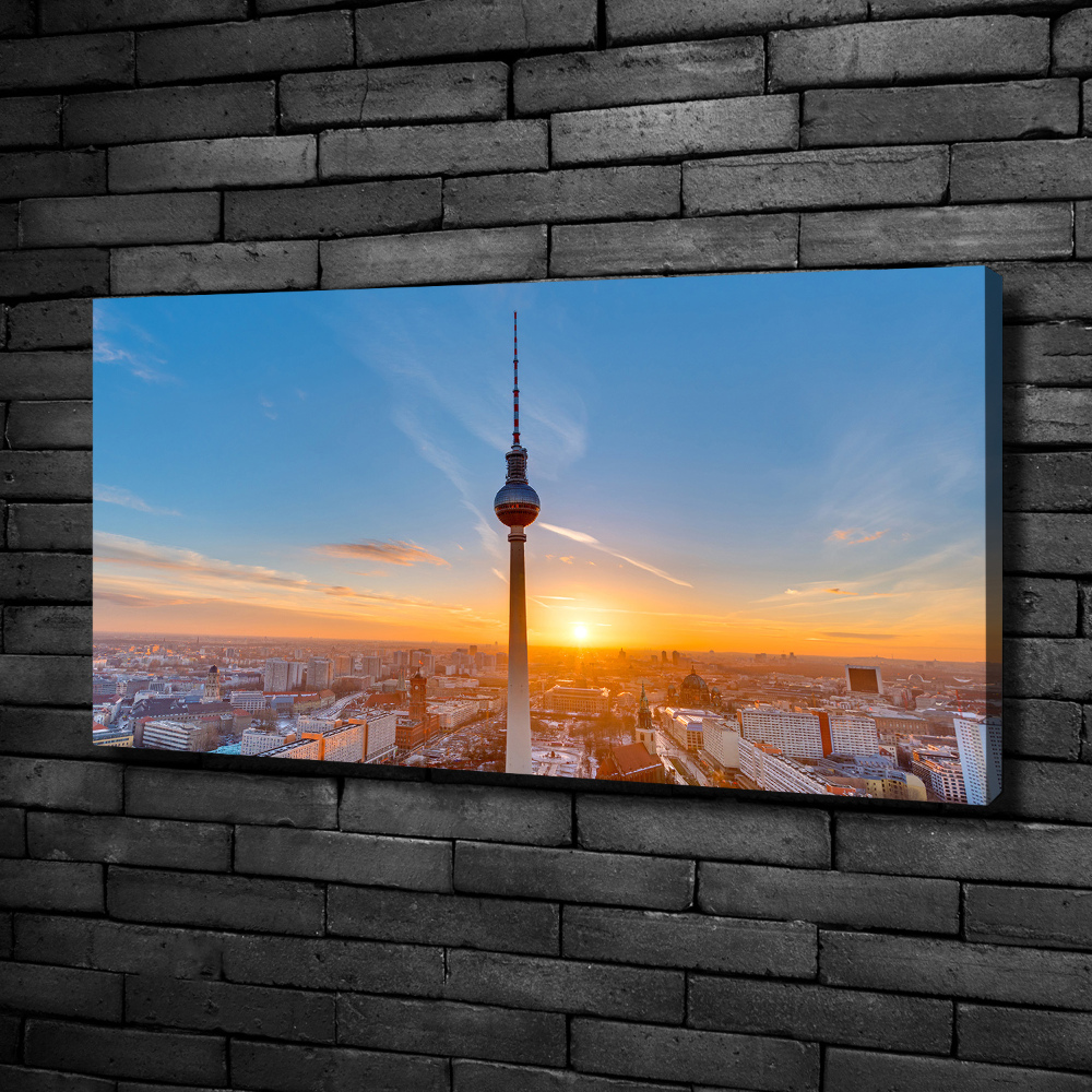 Canvas wall art Television tower