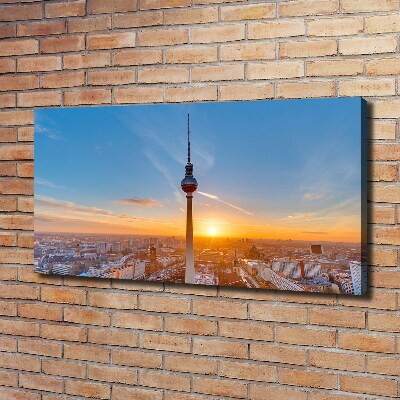 Canvas wall art Television tower