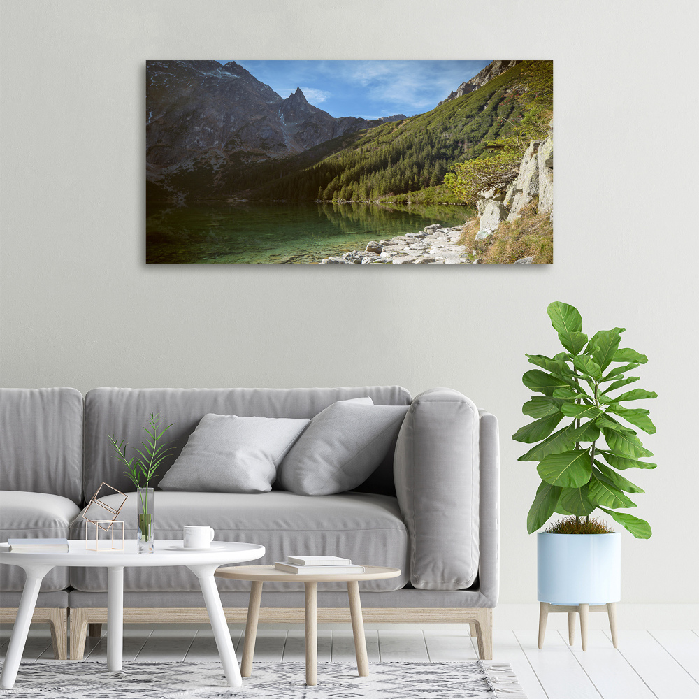 Canvas wall art Morskie Oko Tatry