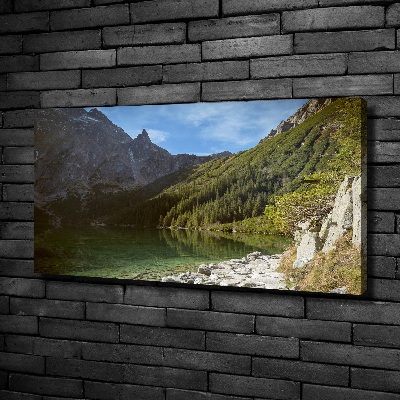 Canvas wall art Morskie Oko Tatry