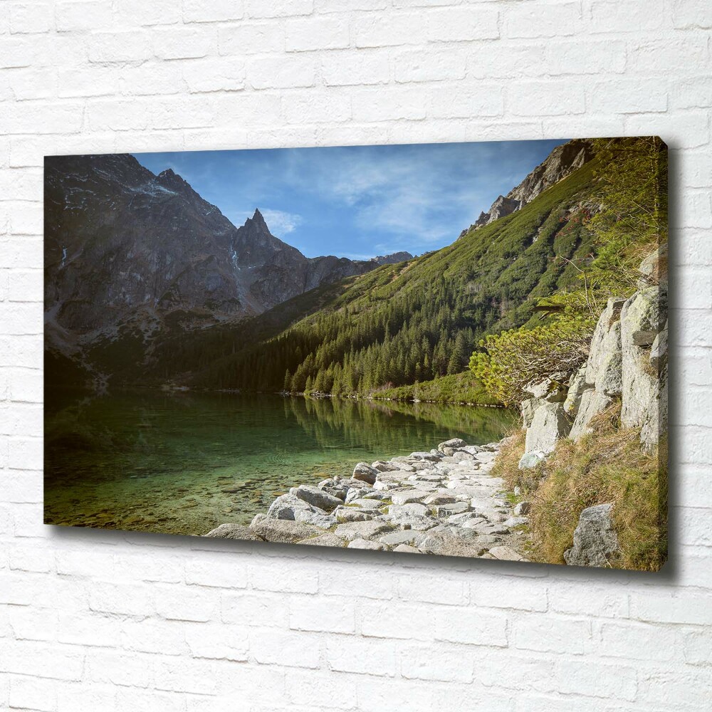 Canvas wall art Morskie Oko Tatry