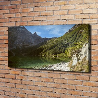 Canvas wall art Morskie Oko Tatry