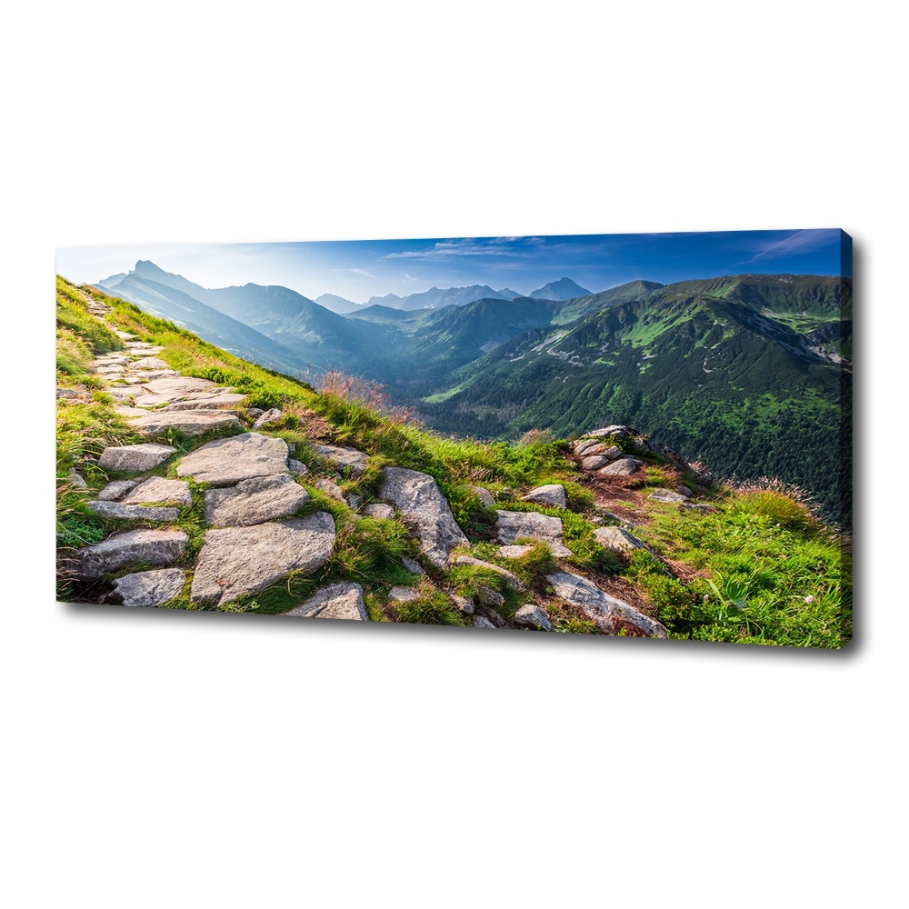 Canvas wall art Sunrise of the Tatra Mountains