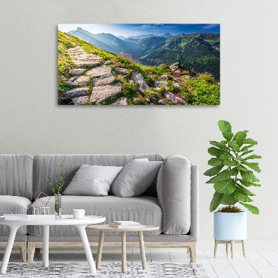 Canvas wall art Sunrise of the Tatra Mountains