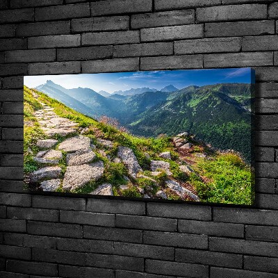 Canvas wall art Sunrise of the Tatra Mountains