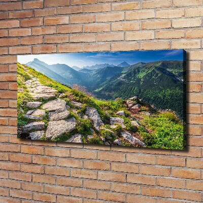 Canvas wall art Sunrise of the Tatra Mountains