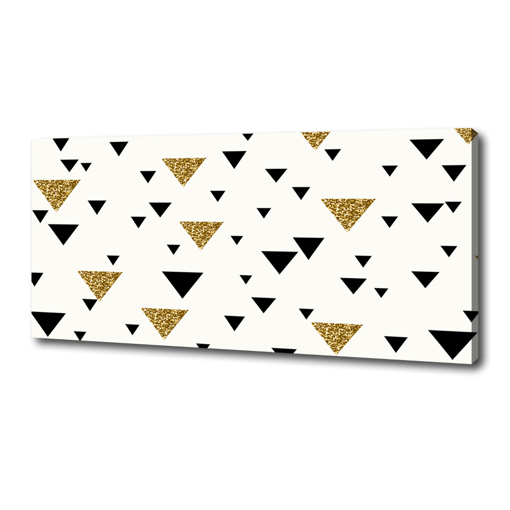 Canvas wall art Triangles