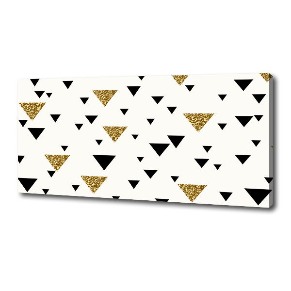 Canvas wall art Triangles