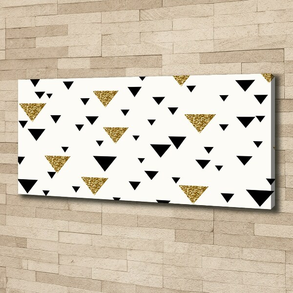 Canvas wall art Triangles