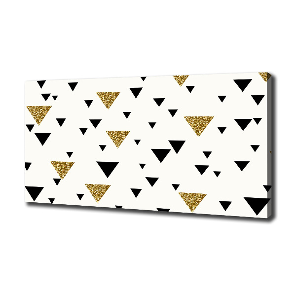 Canvas wall art Triangles