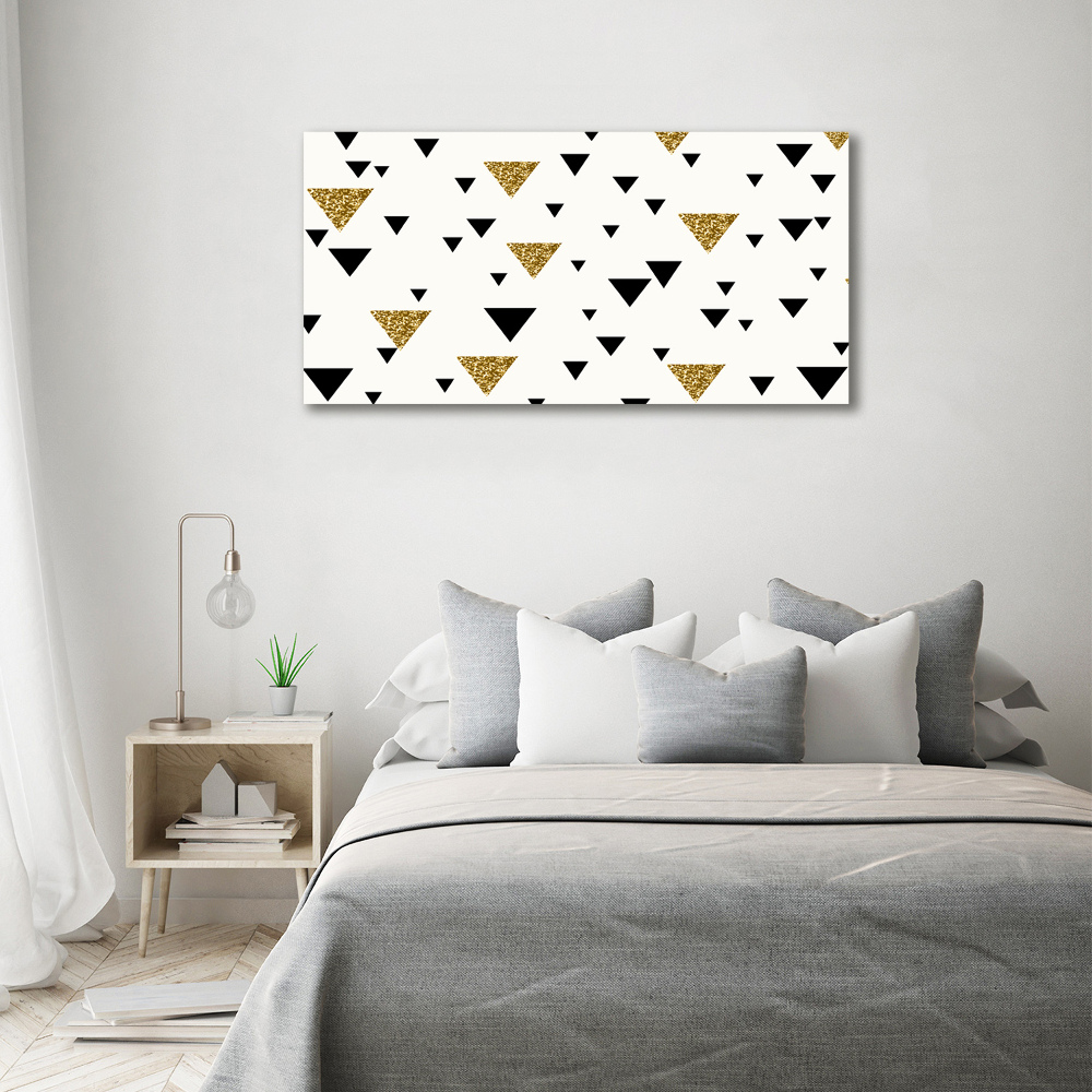 Canvas wall art Triangles