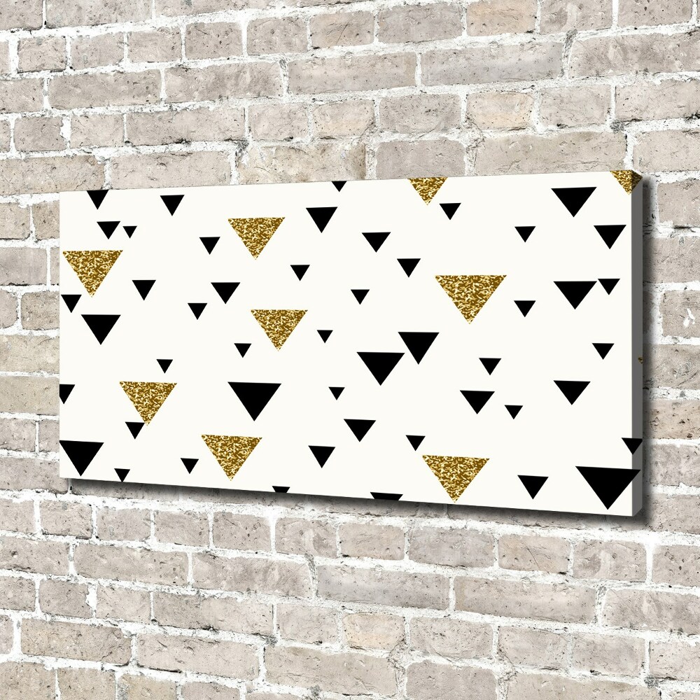 Canvas wall art Triangles