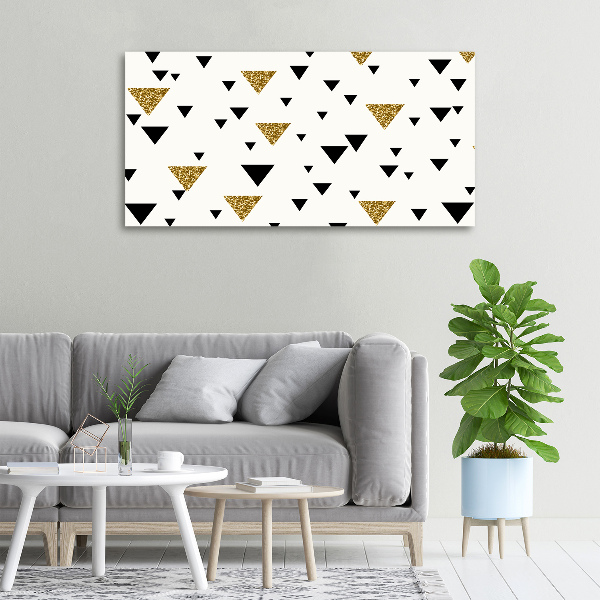 Canvas wall art Triangles