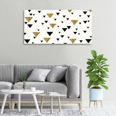 Canvas wall art Triangles