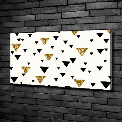 Canvas wall art Triangles