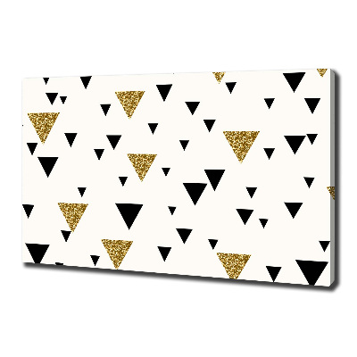 Canvas wall art Triangles