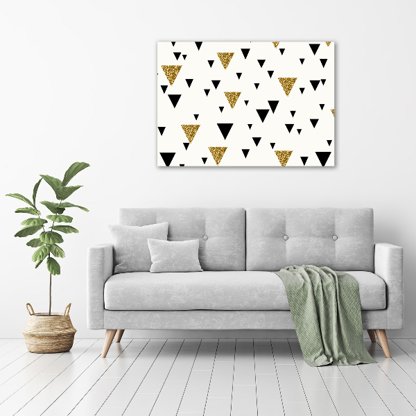 Canvas wall art Triangles