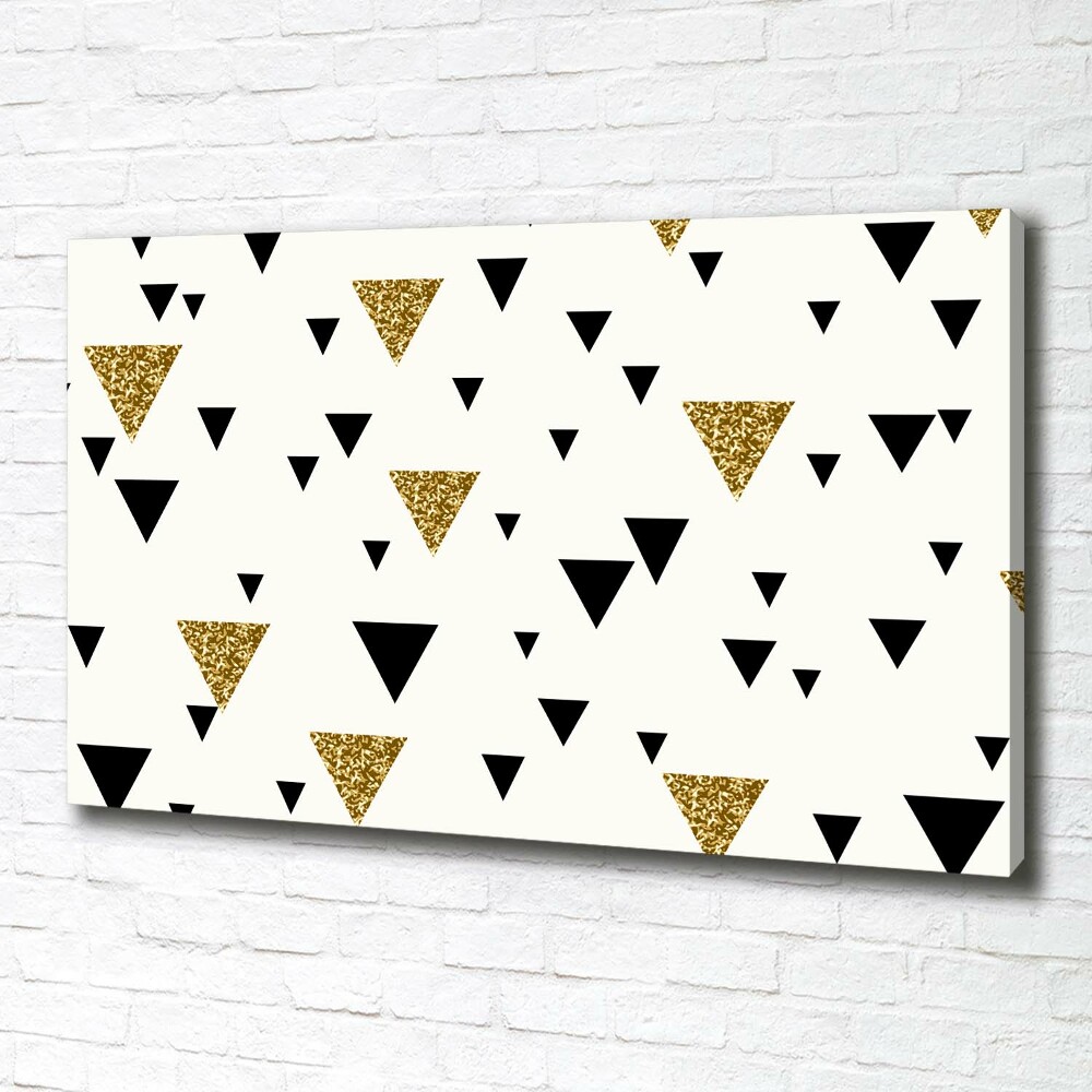 Canvas wall art Triangles