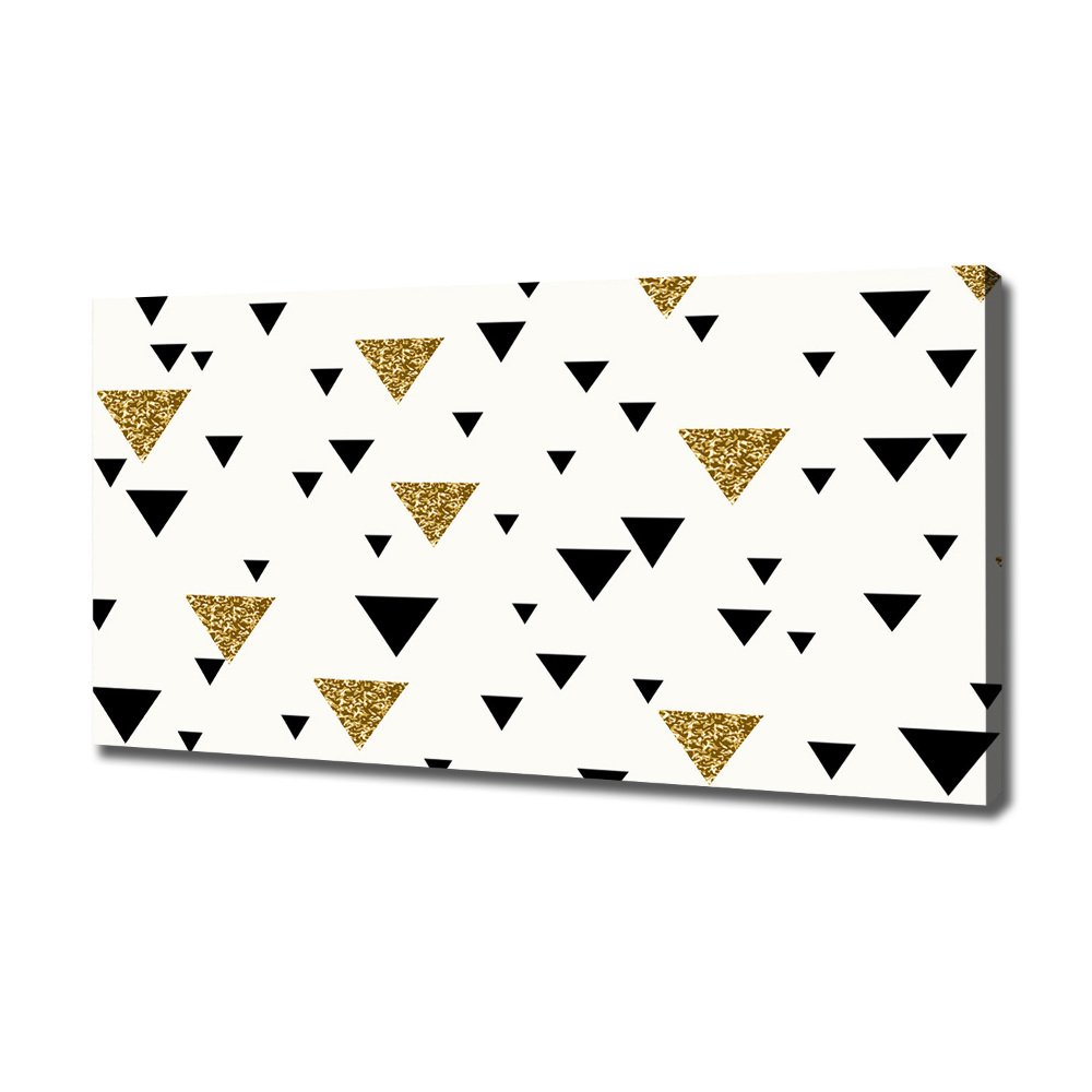 Canvas wall art Triangles