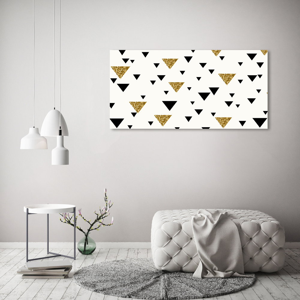 Canvas wall art Triangles