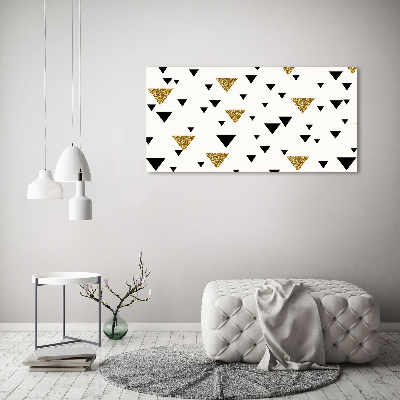 Canvas wall art Triangles