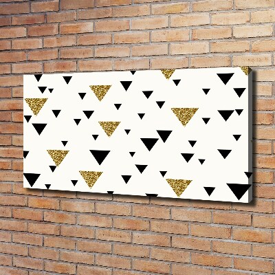 Canvas wall art Triangles