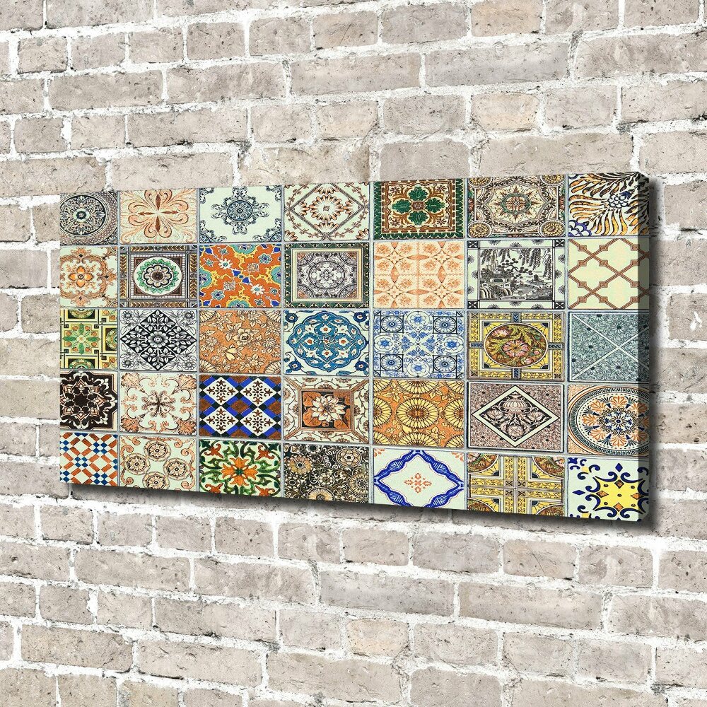 Canvas wall art Ceramic tiles