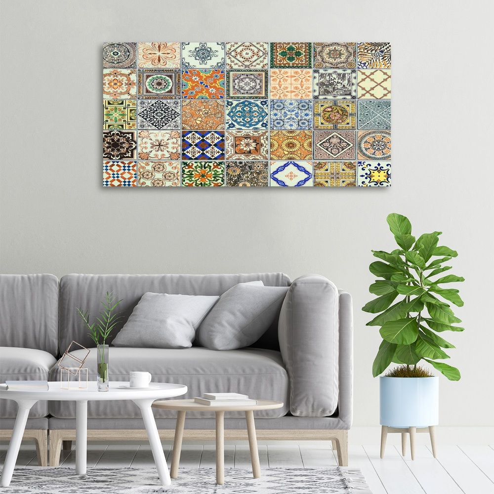 Canvas wall art Ceramic tiles