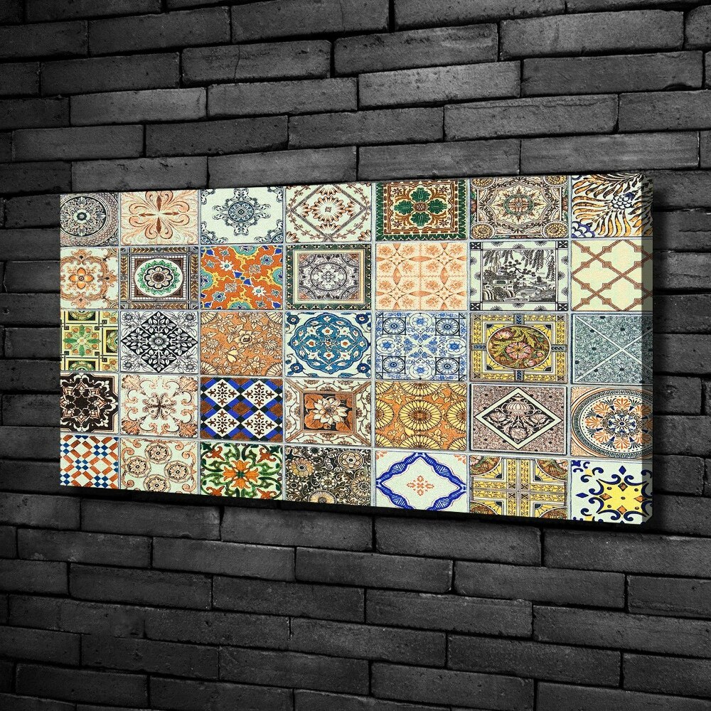 Canvas wall art Ceramic tiles