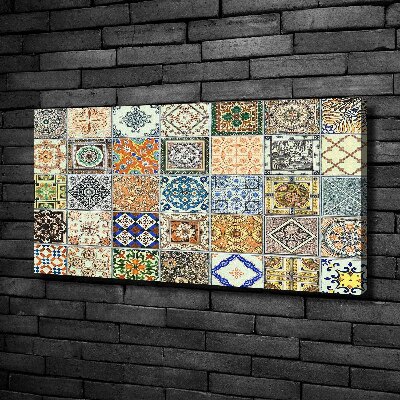 Canvas wall art Ceramic tiles