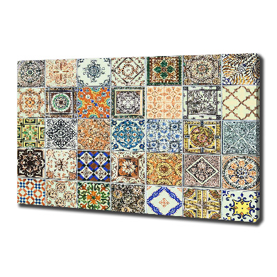 Canvas wall art Ceramic tiles