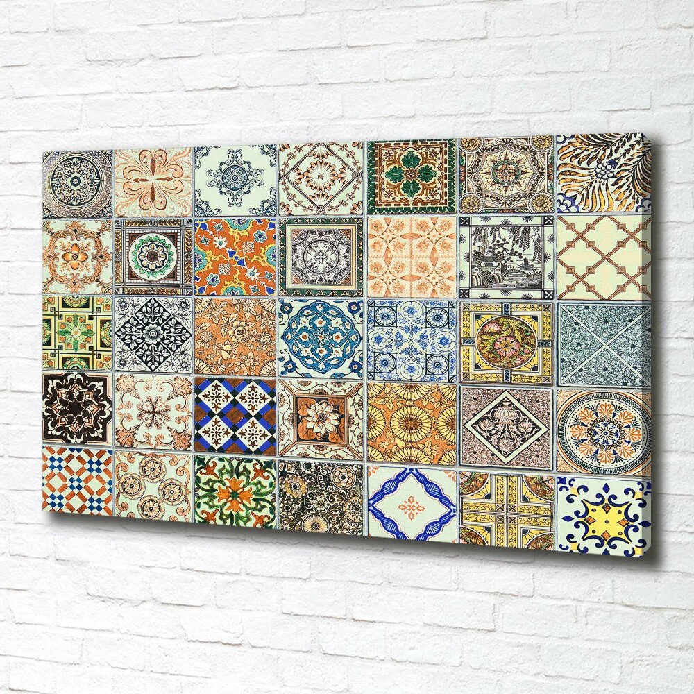 Canvas wall art Ceramic tiles