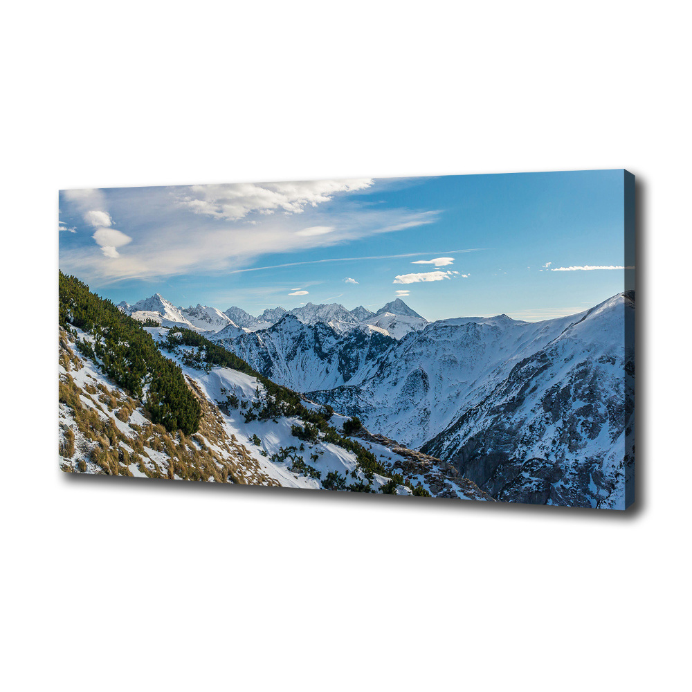 Canvas wall art Crown of the Tatra Mountains