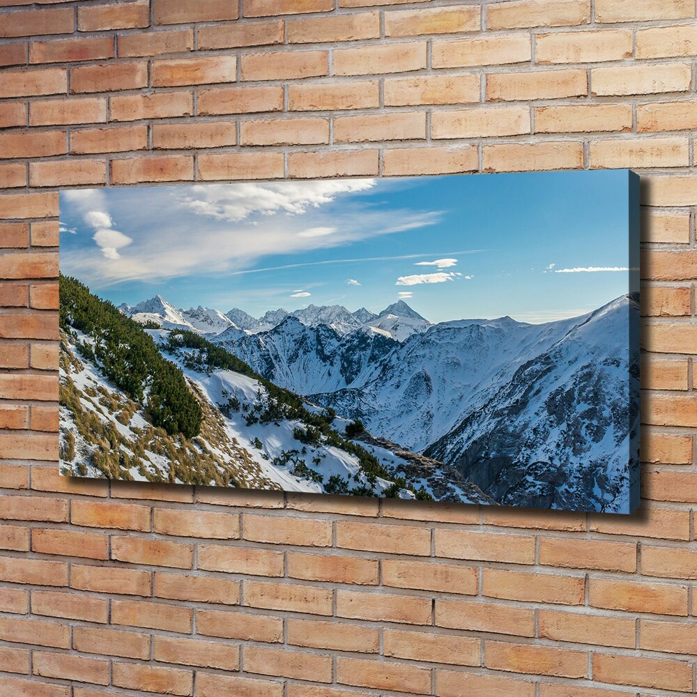 Canvas wall art Crown of the Tatra Mountains