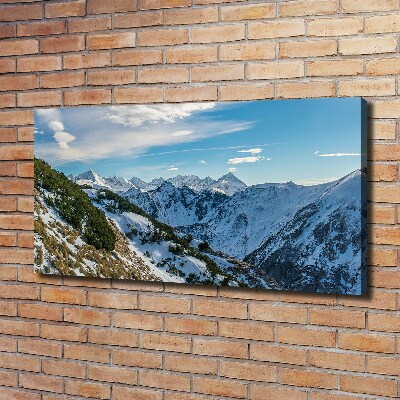 Canvas wall art Crown of the Tatra Mountains